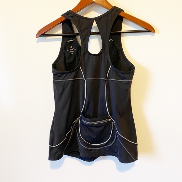 Athleta Black Energy Tank Size M - Picture 2 of 5